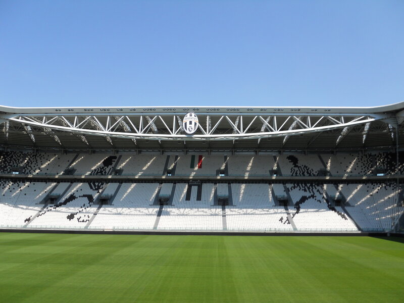 Empty Stadium Seats — Green, Serene