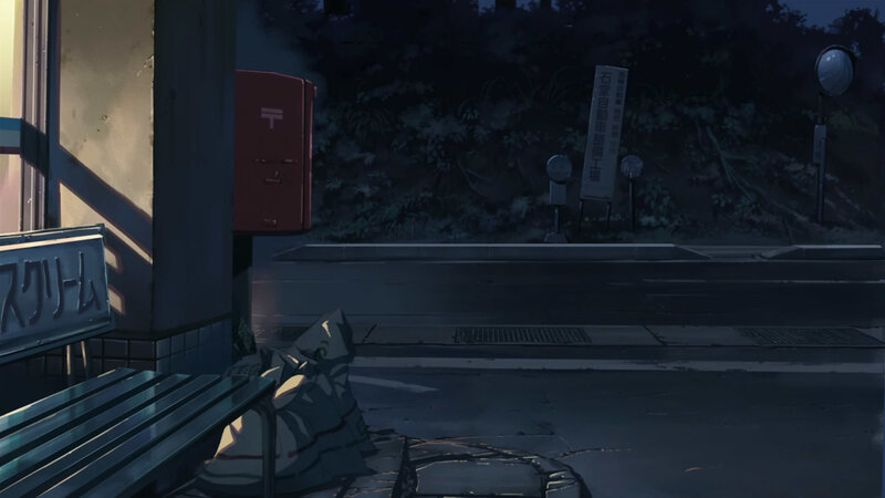Empty Street at Dusk — Dark Blue