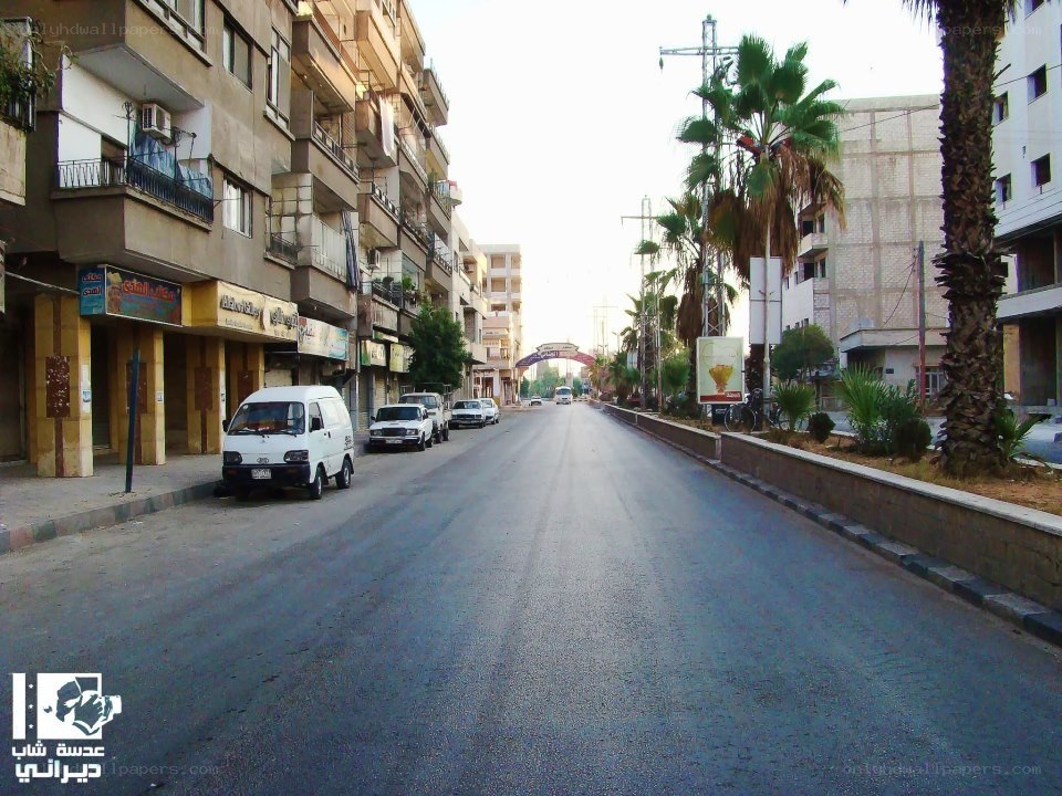 Empty street in a city