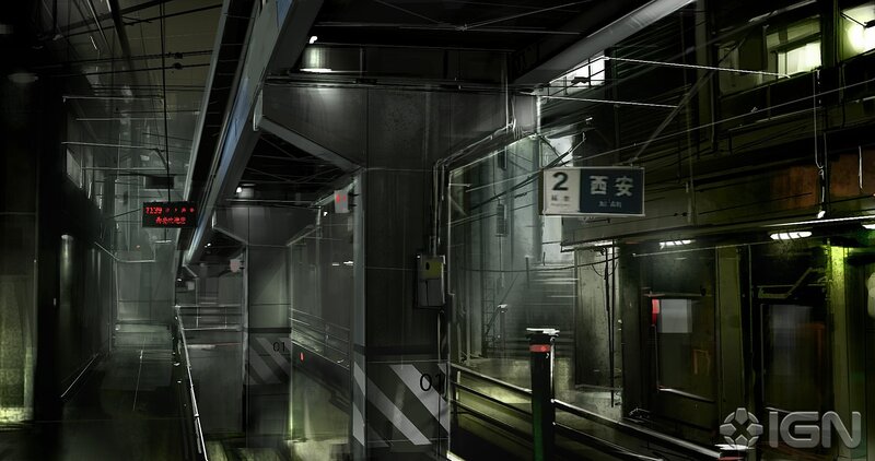 Empty Subway Station — Black, Dramatic
