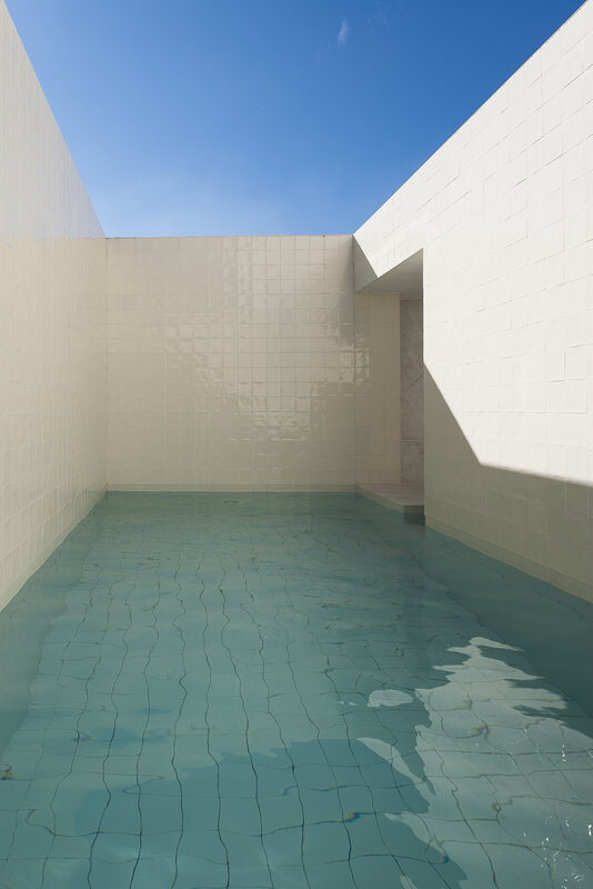 Empty Tiled Pool