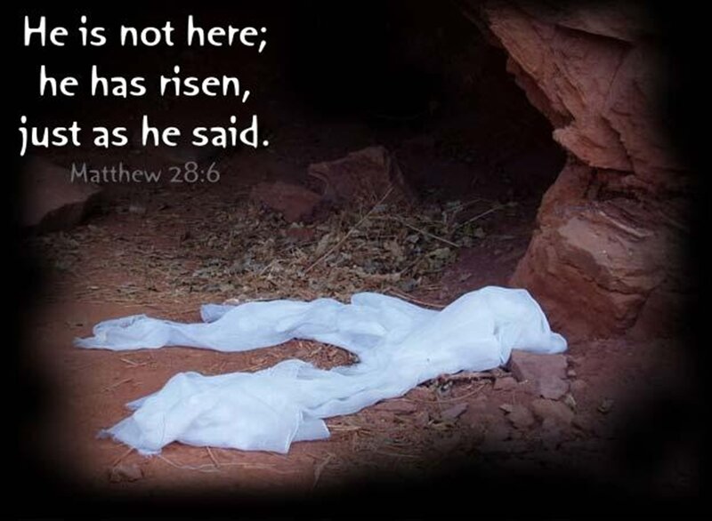 Empty Tomb with Burial Cloths