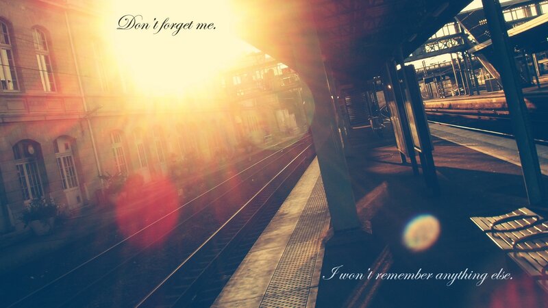 Empty Train Station Platform — Yellow