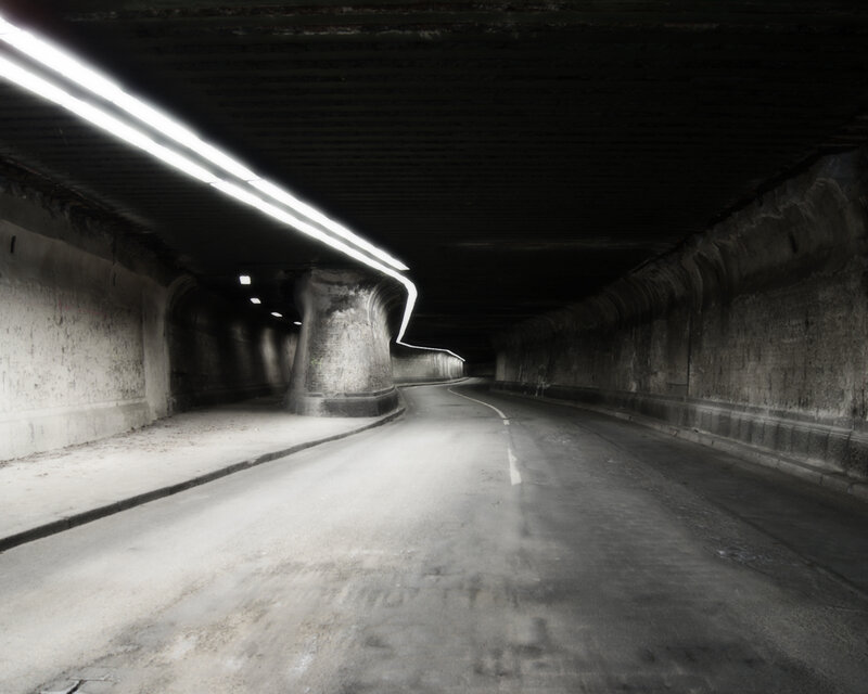 Empty Tunnel Interior