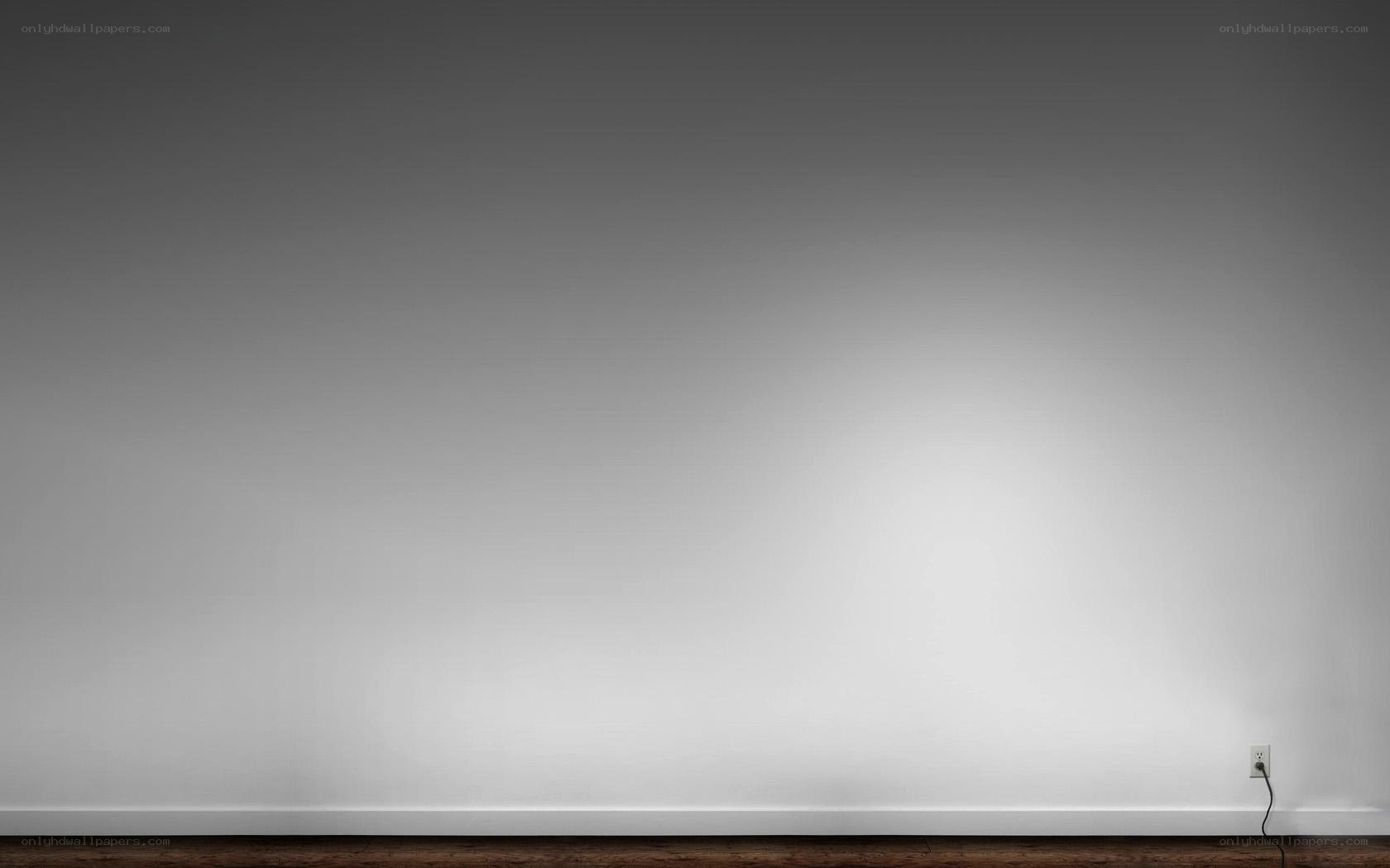 empty wall with outlet