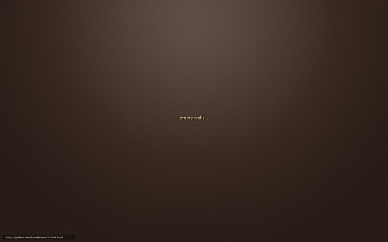empty walls text