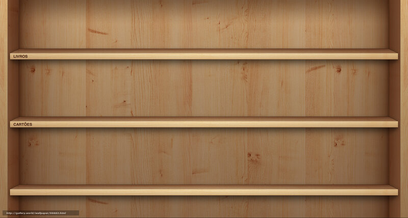 empty wooden bookshelf
