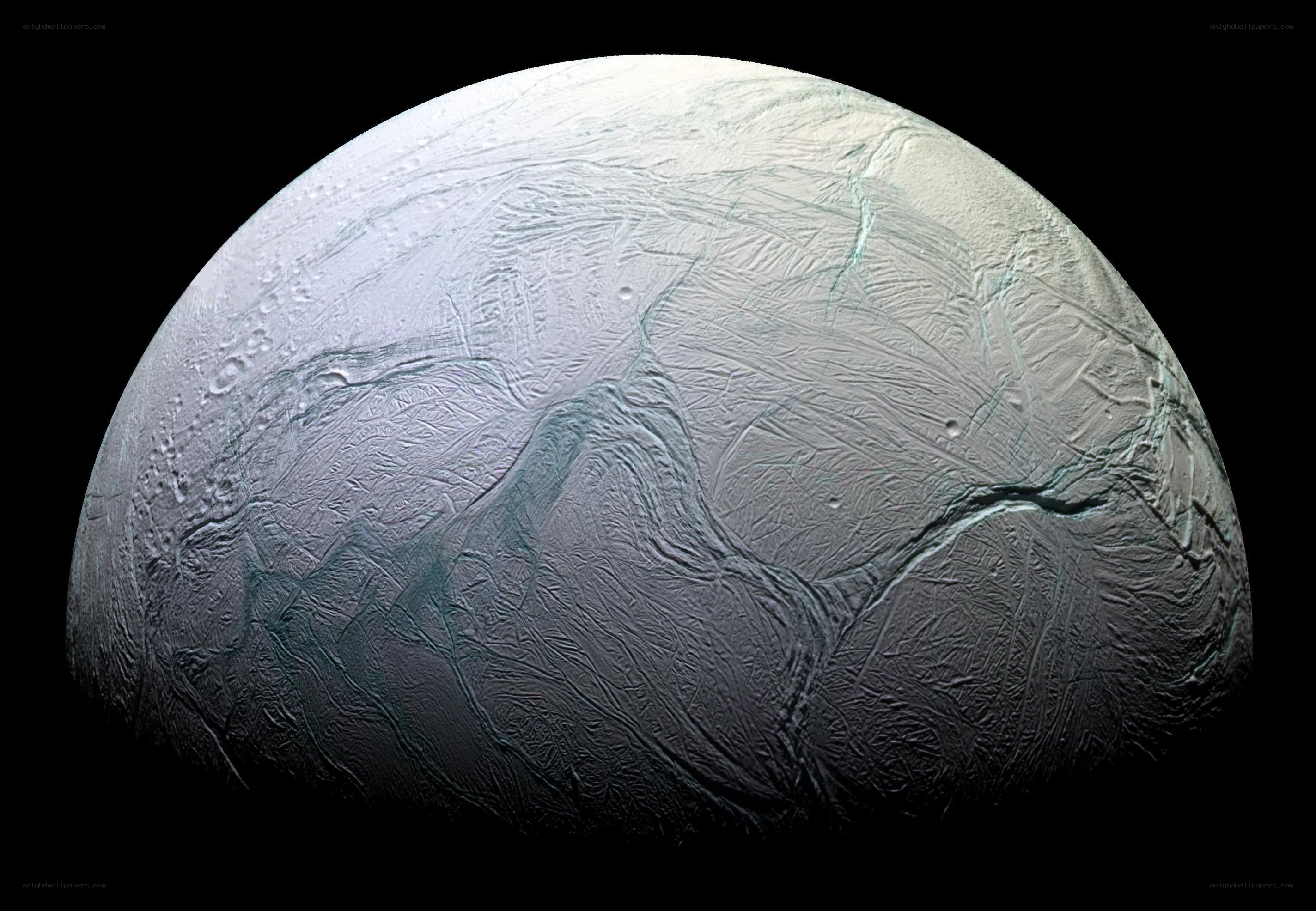 Enceladus surface features