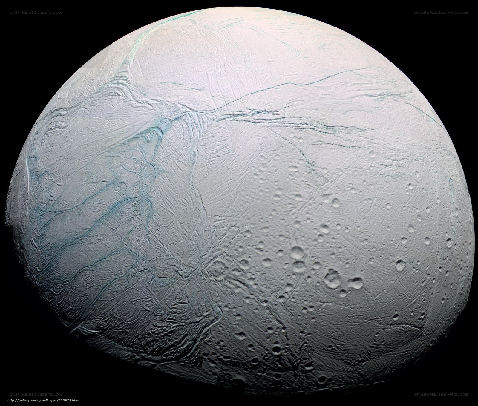 Enceladus surface features