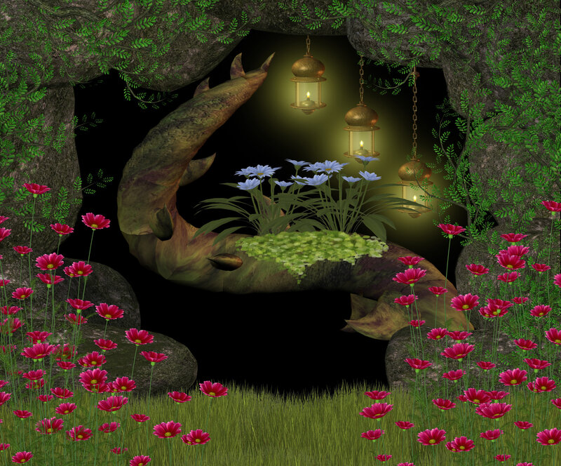 Enchanted Cave Entrance