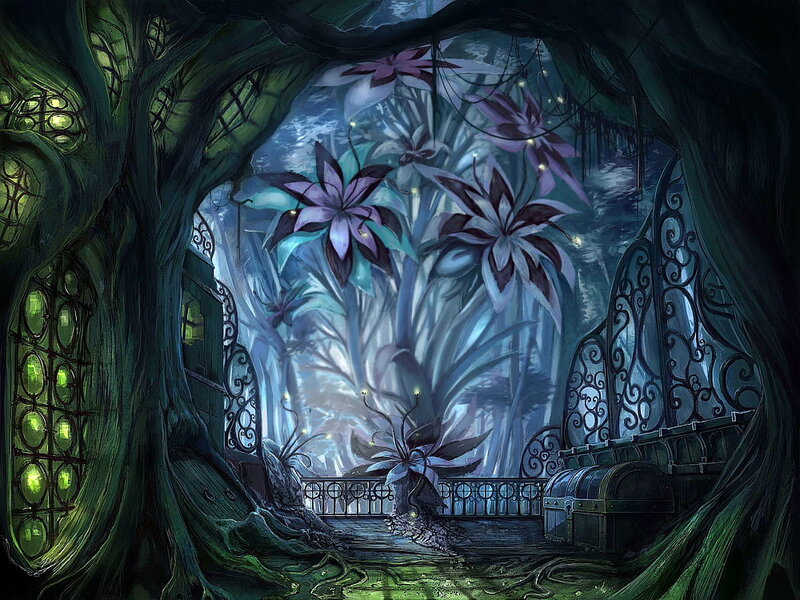 Enchanted Forest Clearing — Green