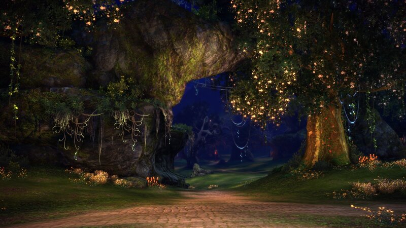 Enchanted Forest Path — Green