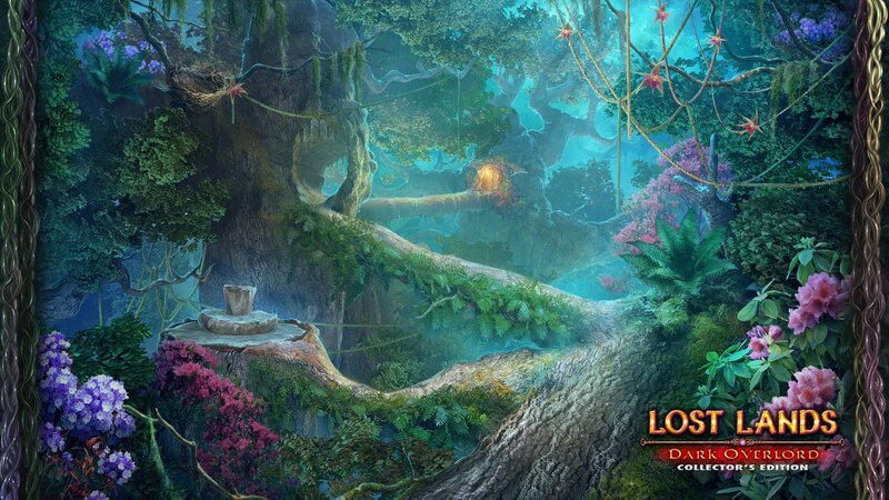 Enchanted Forest Scene — Green, Mystical, Digital Art