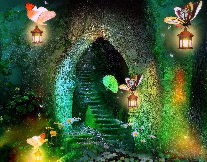 Enchanted Forest Staircase