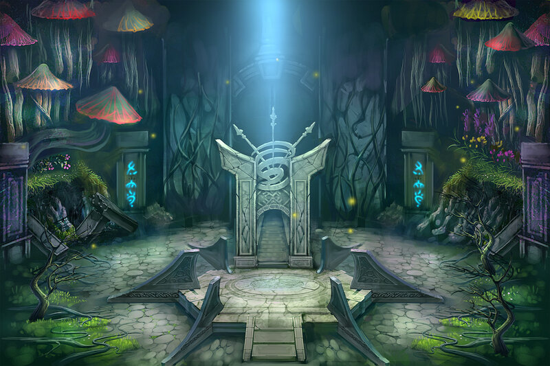 enchanted forest temple