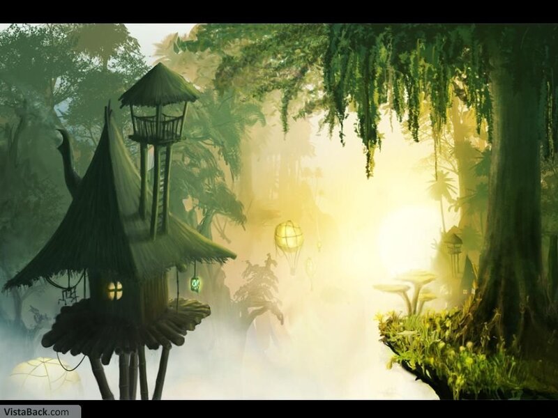 enchanted forest treehouse