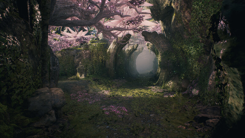 Enchanted Forest Tunnel — Green