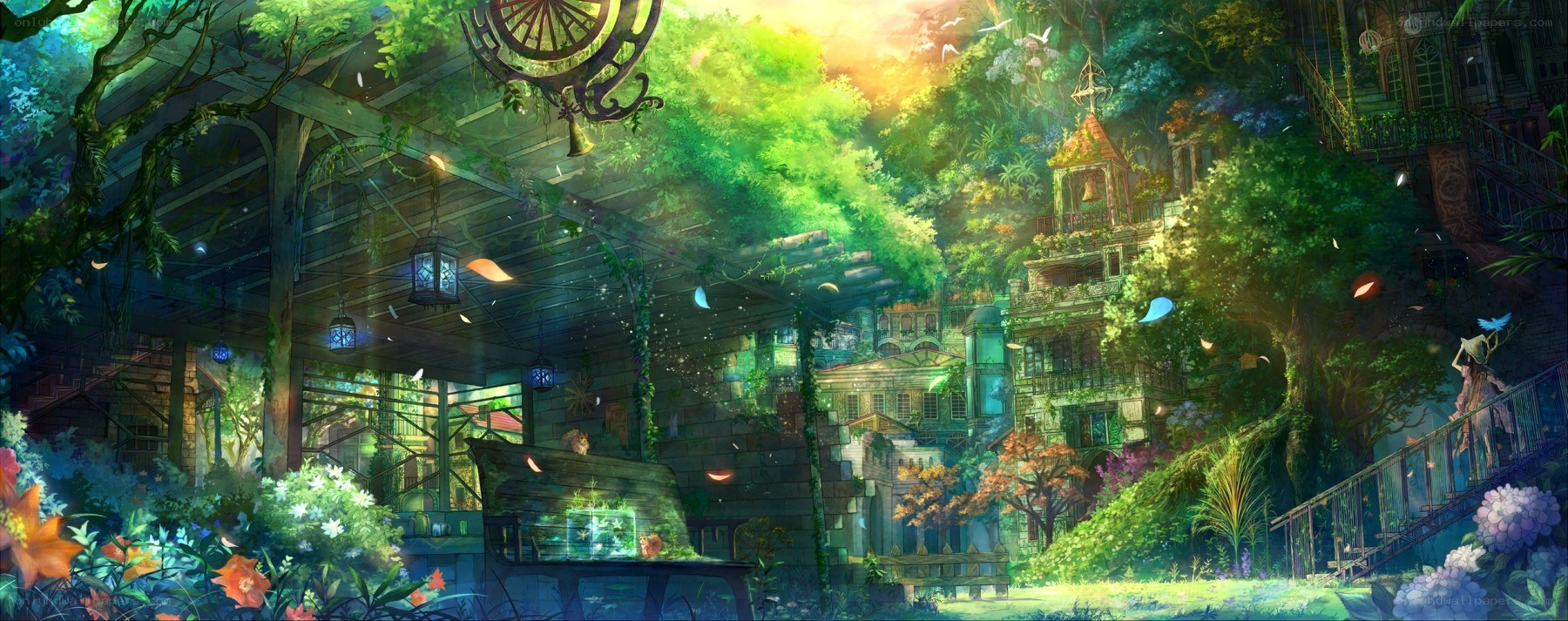 enchanted forest village