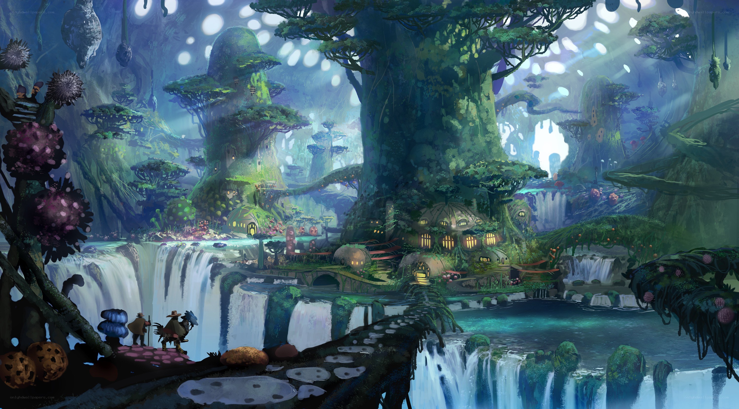 enchanted forest village