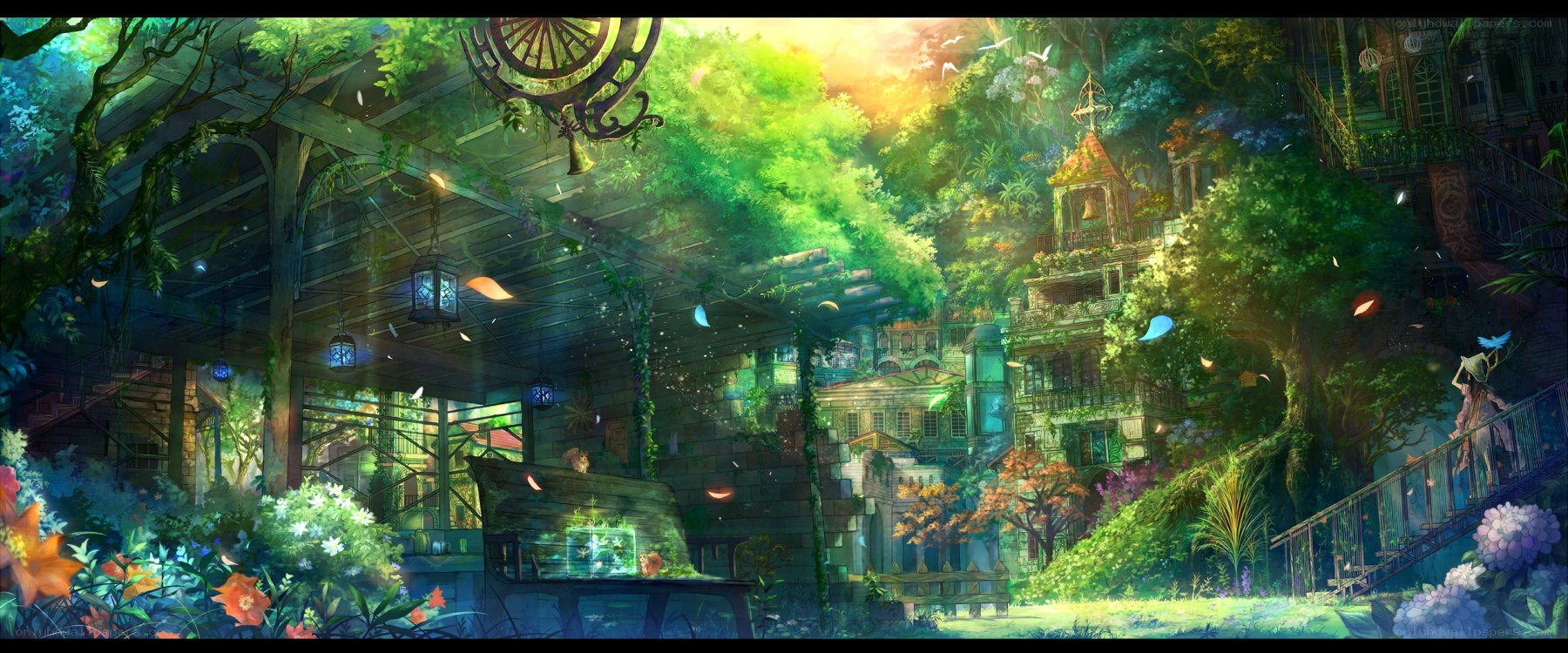 enchanted forest village