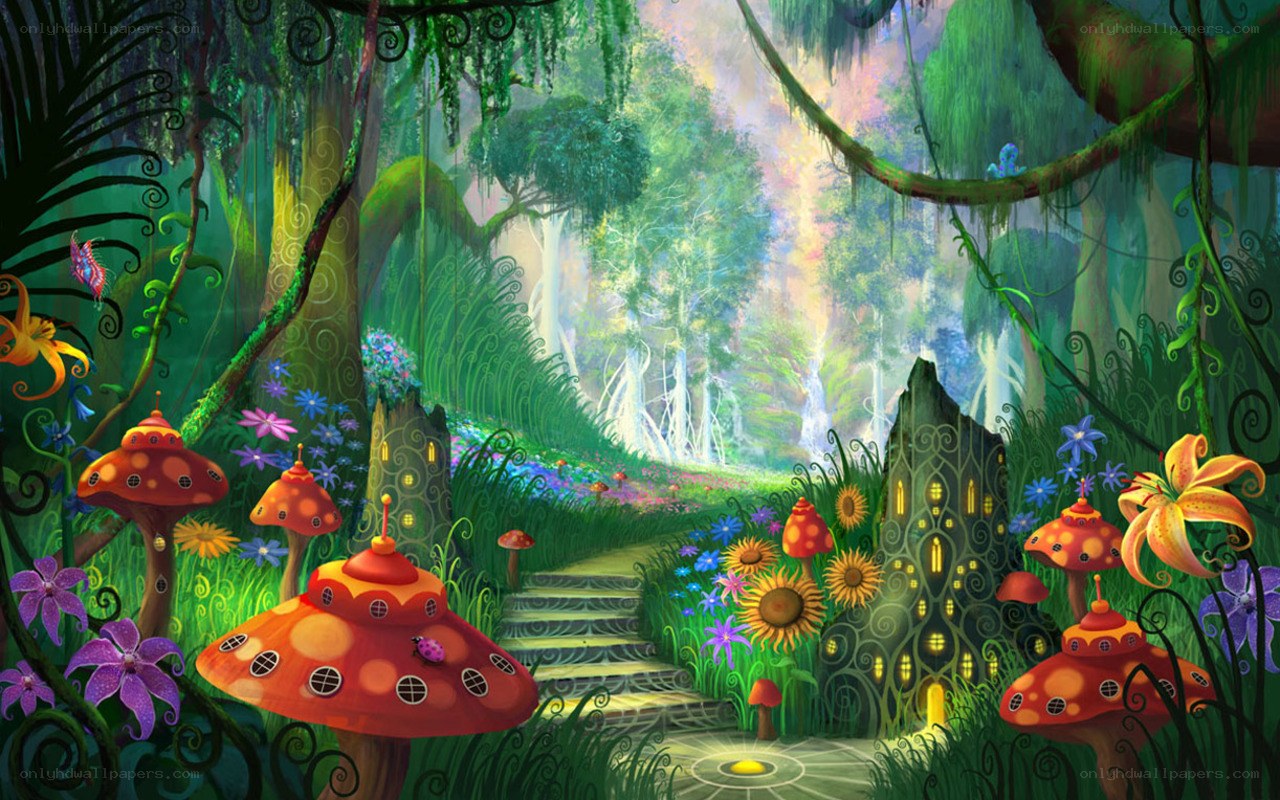 enchanted forest village