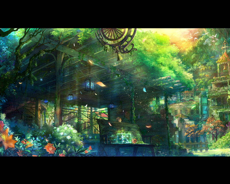 enchanted forest village