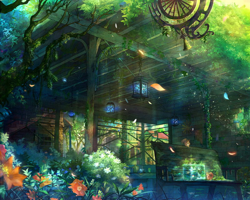 enchanted garden pavilion