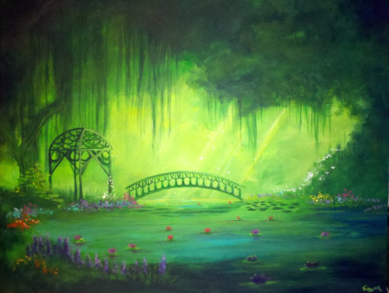 Enchanted Garden Scene