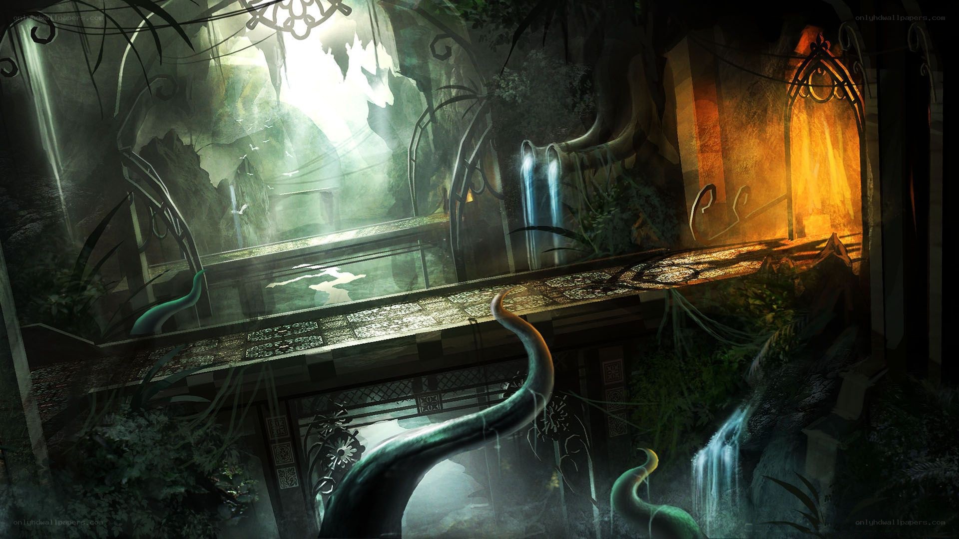 enchanted jungle temple