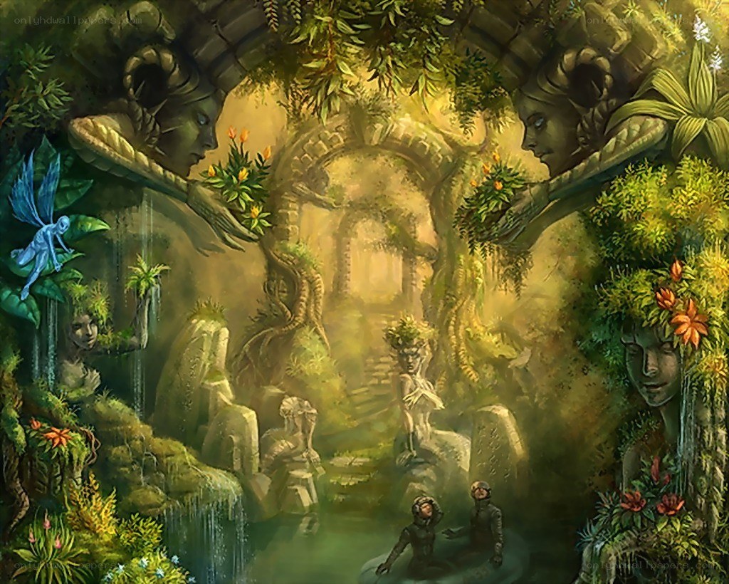 enchanted jungle temple