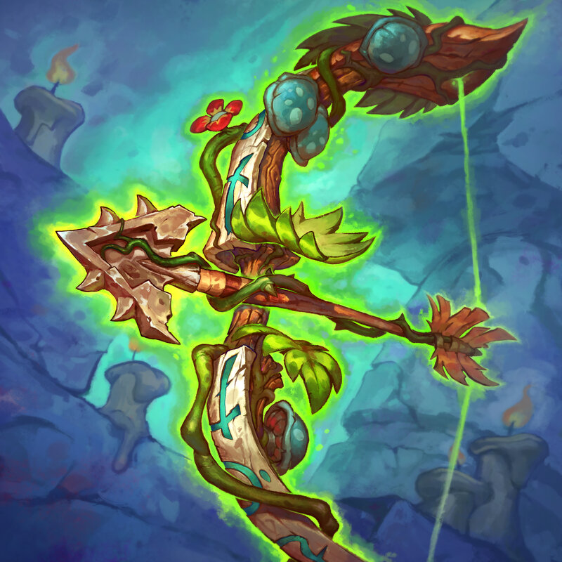 Enchanted Staff with Vines