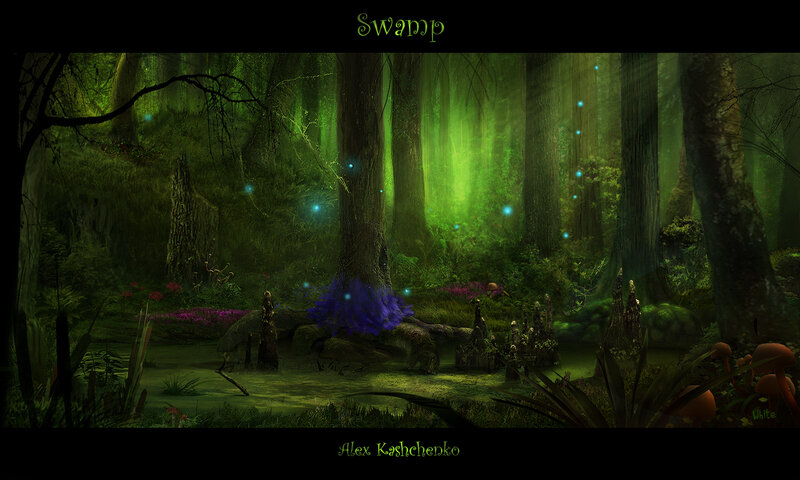 Enchanted Swamp Forest — Green