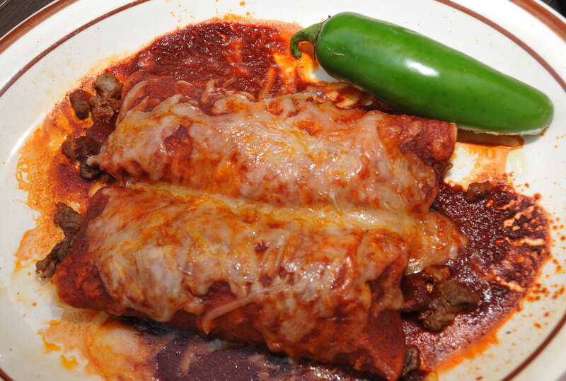 Enchiladas with Sauce