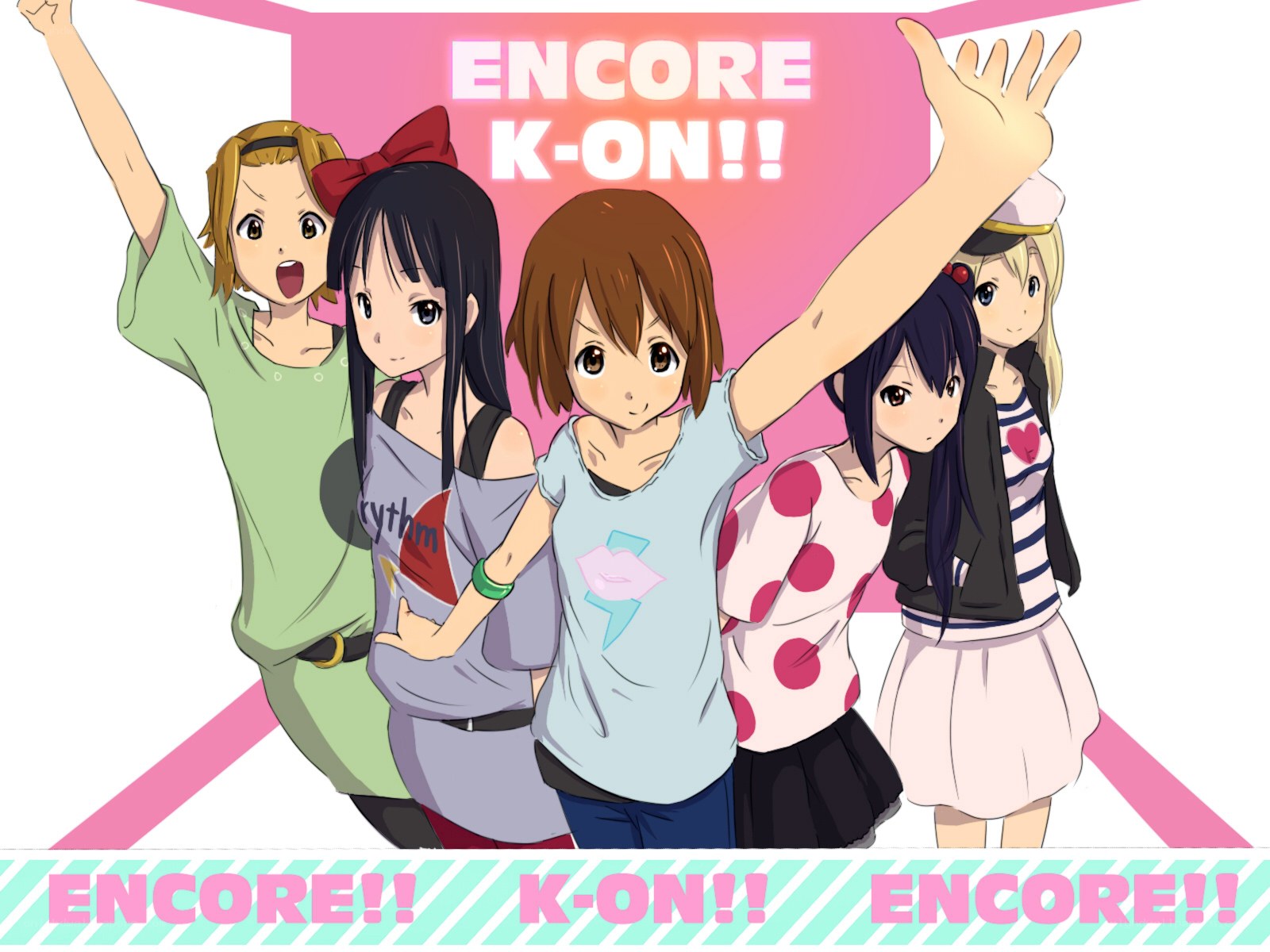 Encore K-On group pose
