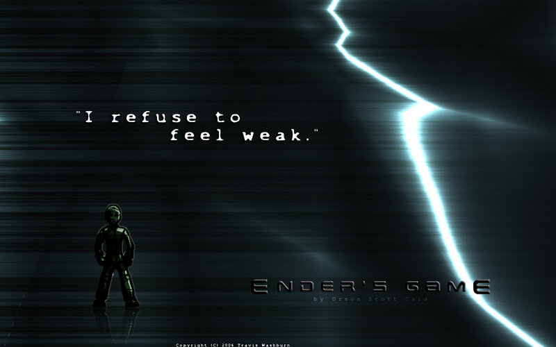 Ender's Game quote wallpaper