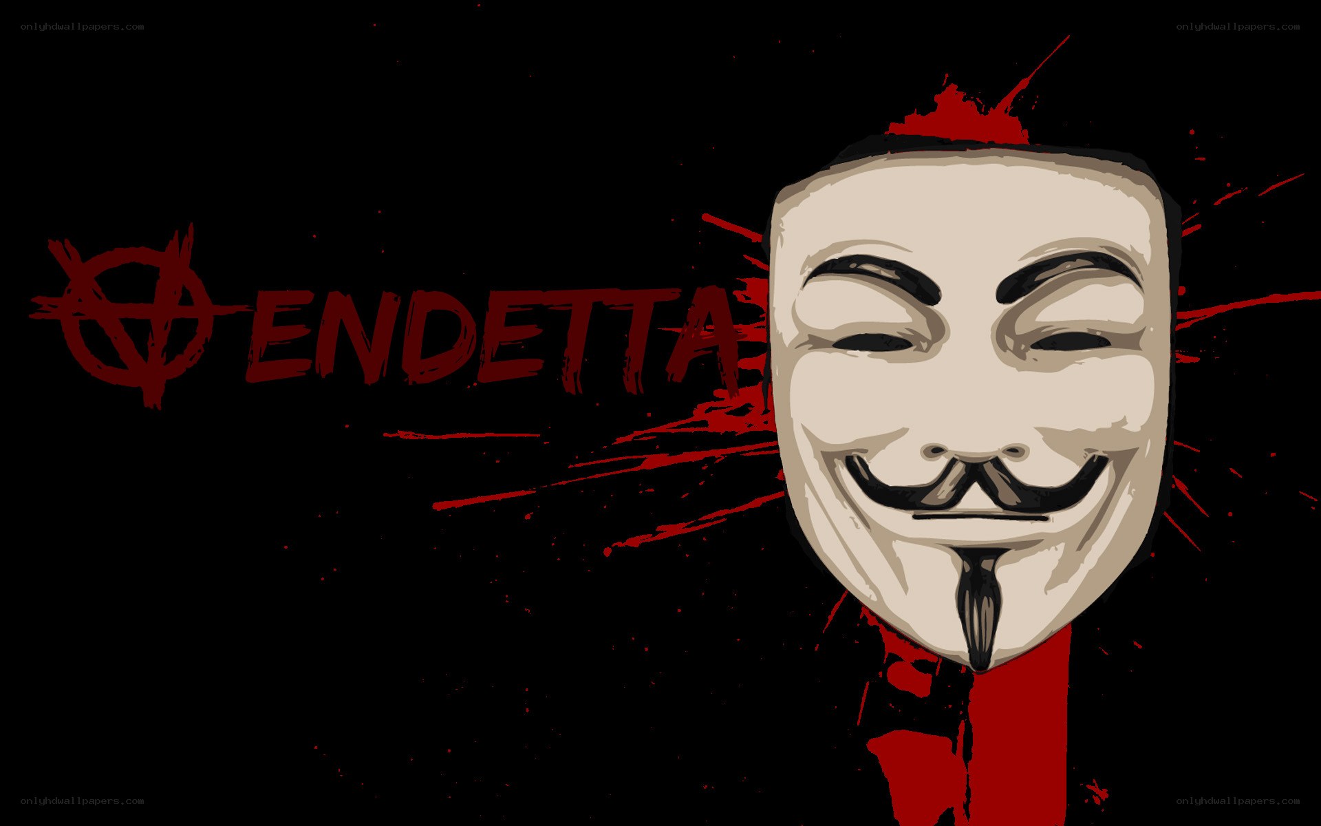 Endetta with Guy Fawkes mask