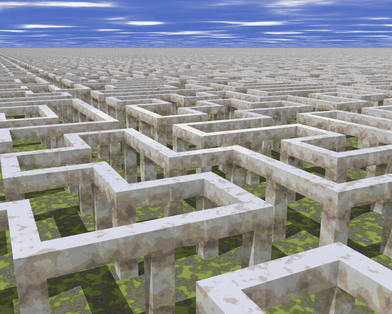endless maze of stone