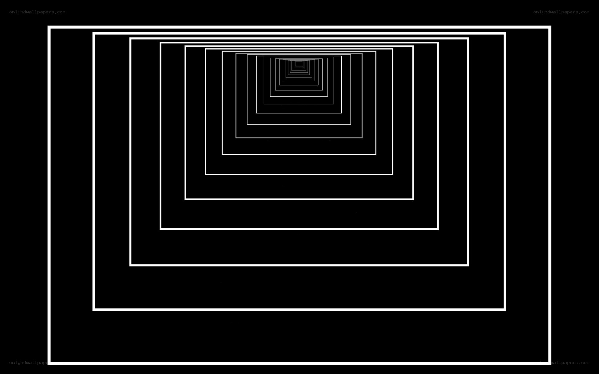 endless tunnel of rectangles