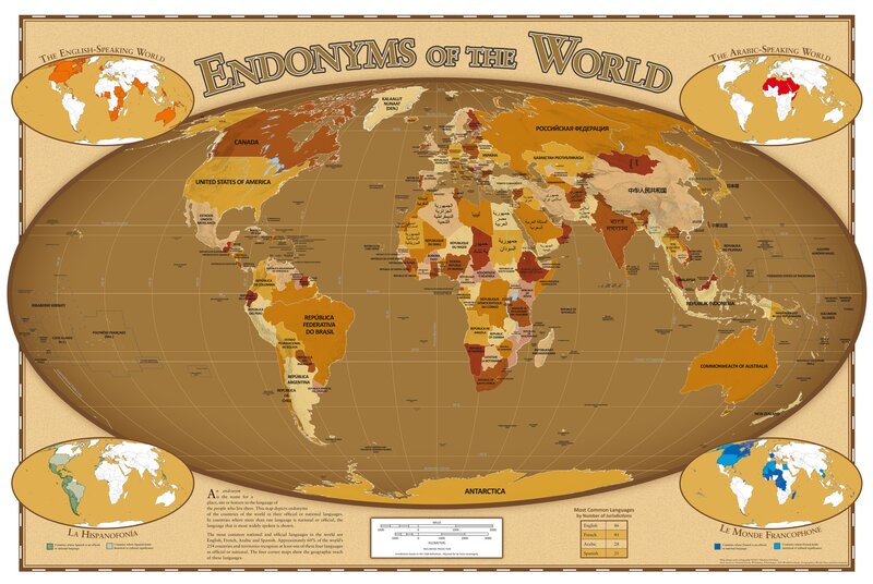 Endonyms of the World