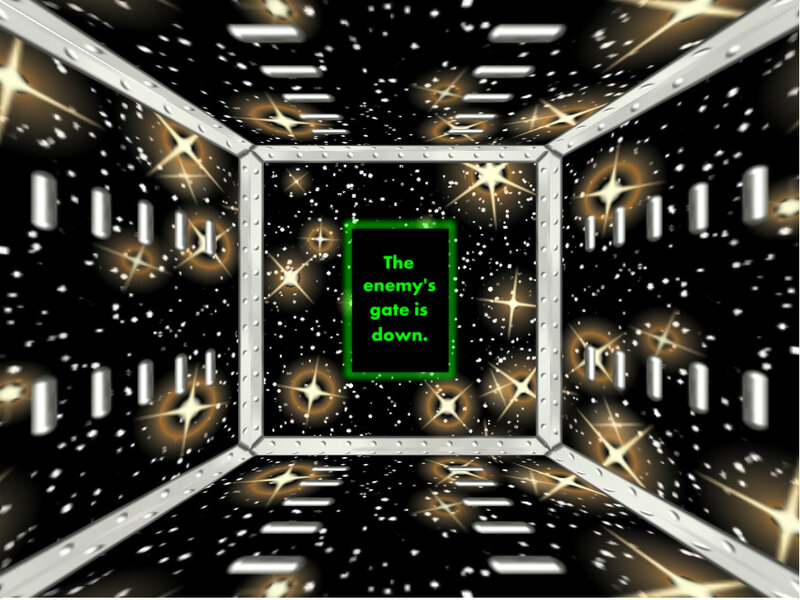 enemy gate down