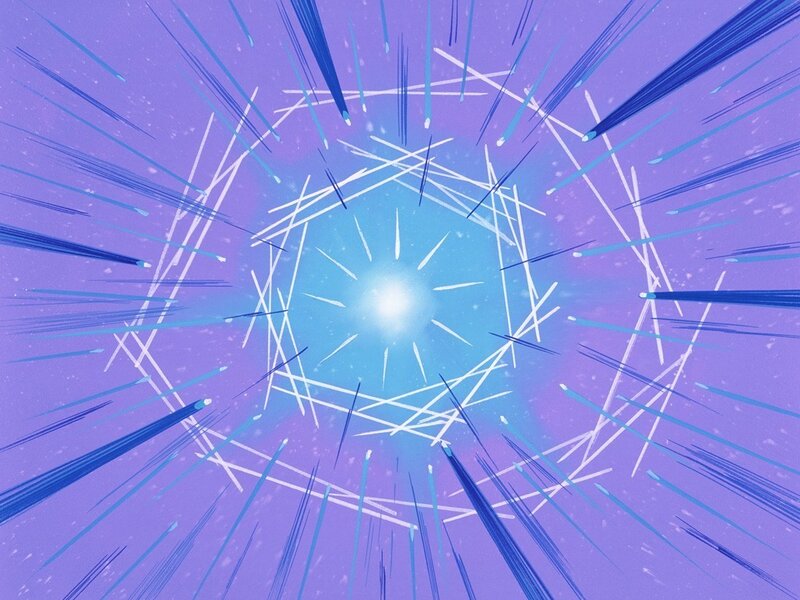 energy burst in space