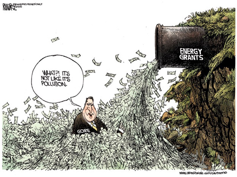 Energy grants cartoon