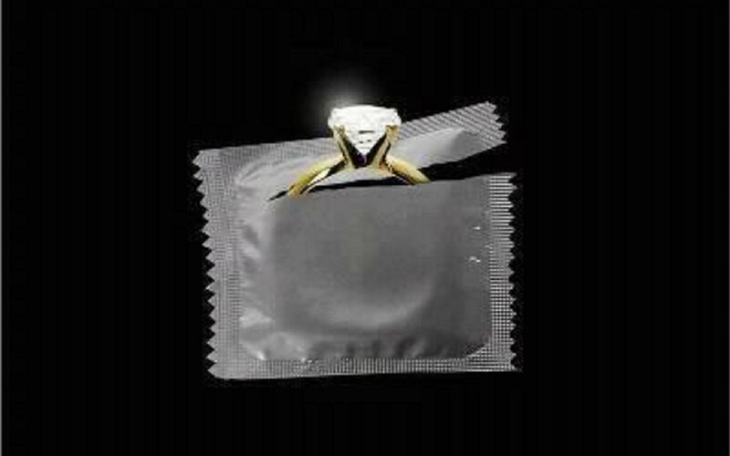 Engagement Ring in Wrapper