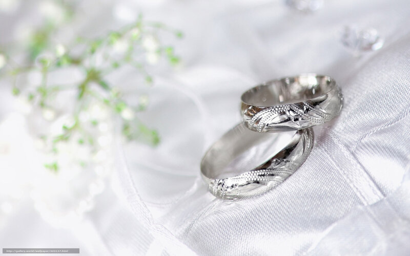 Engagement Rings on Fabric
