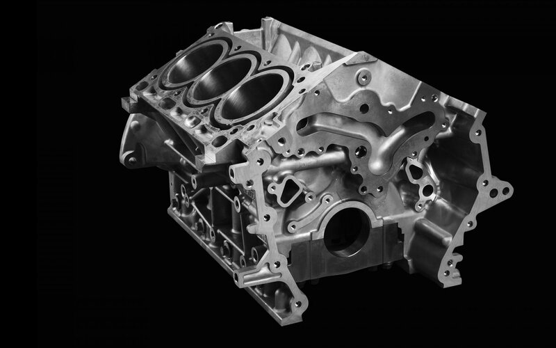 Engine Block — Black, Dramatic