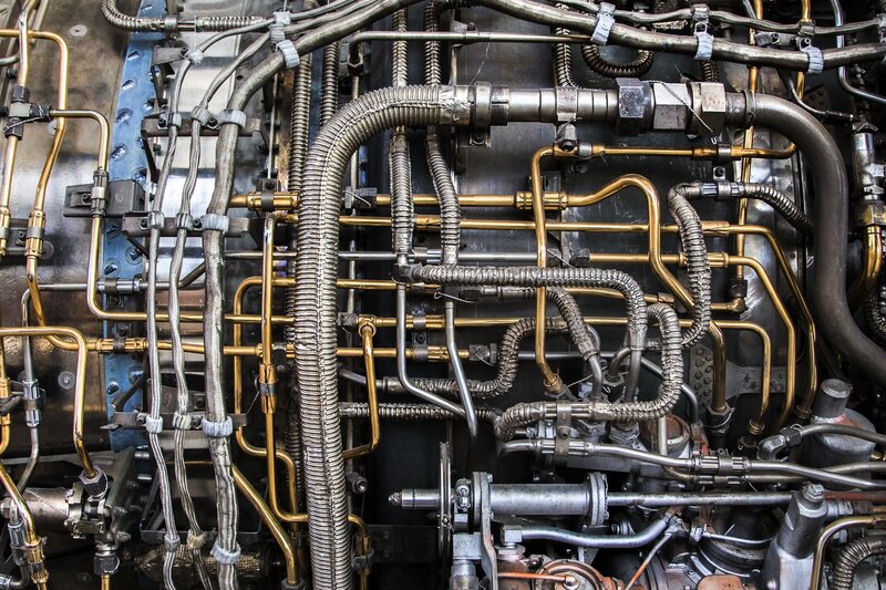 Engine Internal Components — Silver