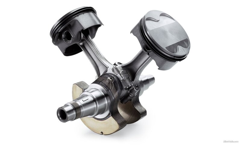 engine pistons and crankshaft