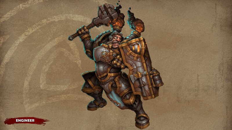 Engineer character concept art