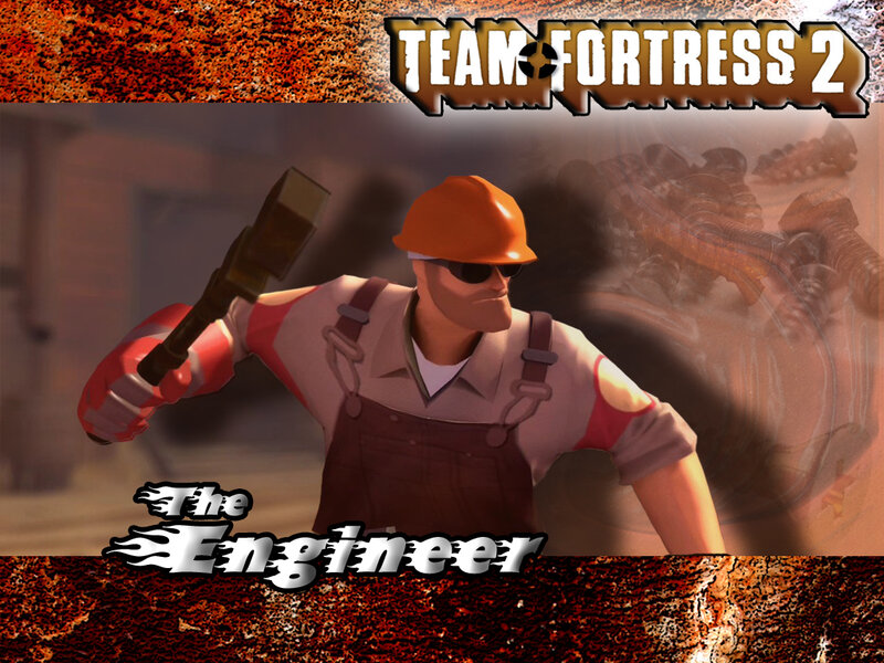 Engineer Character Holding Hammer