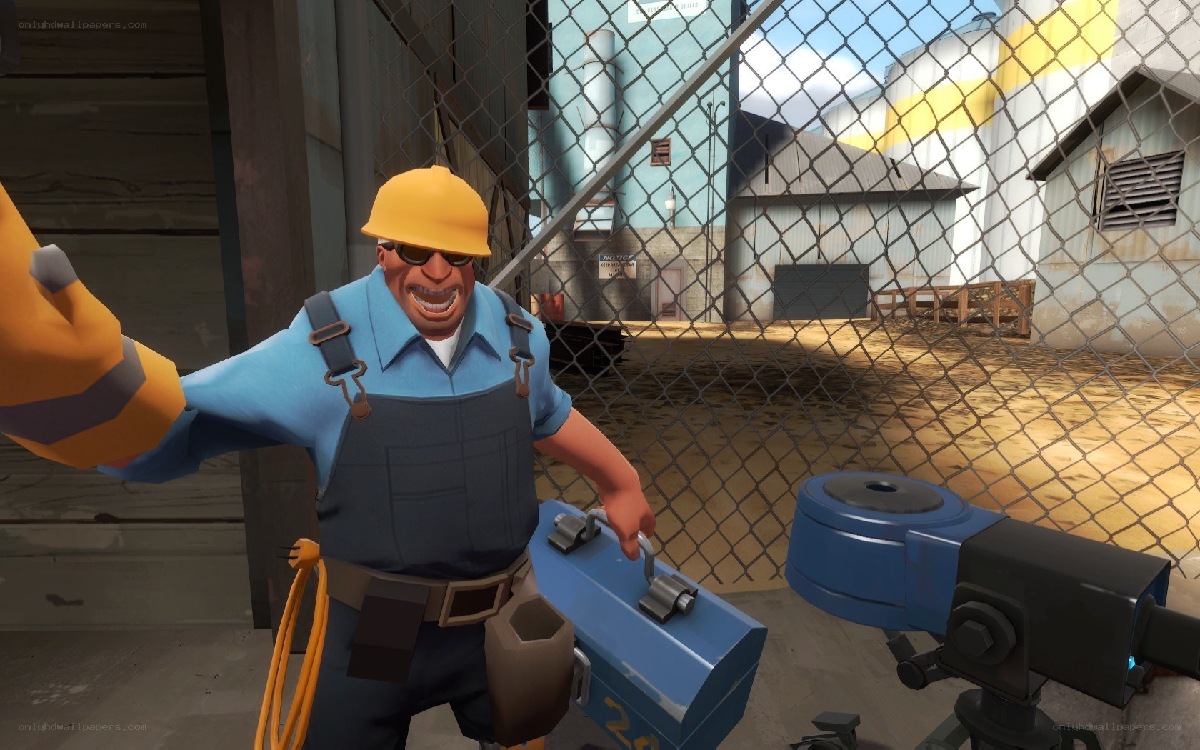Engineer character in game